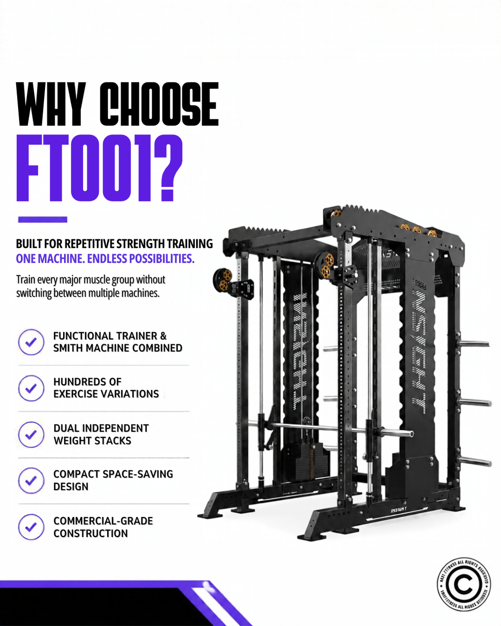 Insight Fitness Multi Function Machine - FT001