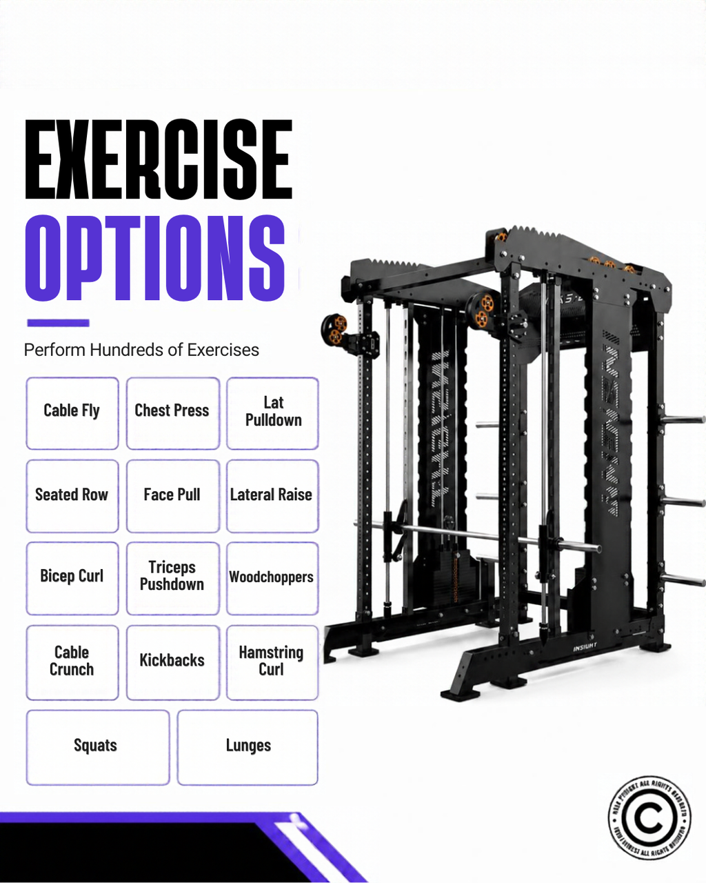 Insight Fitness Multi Function Machine - FT001