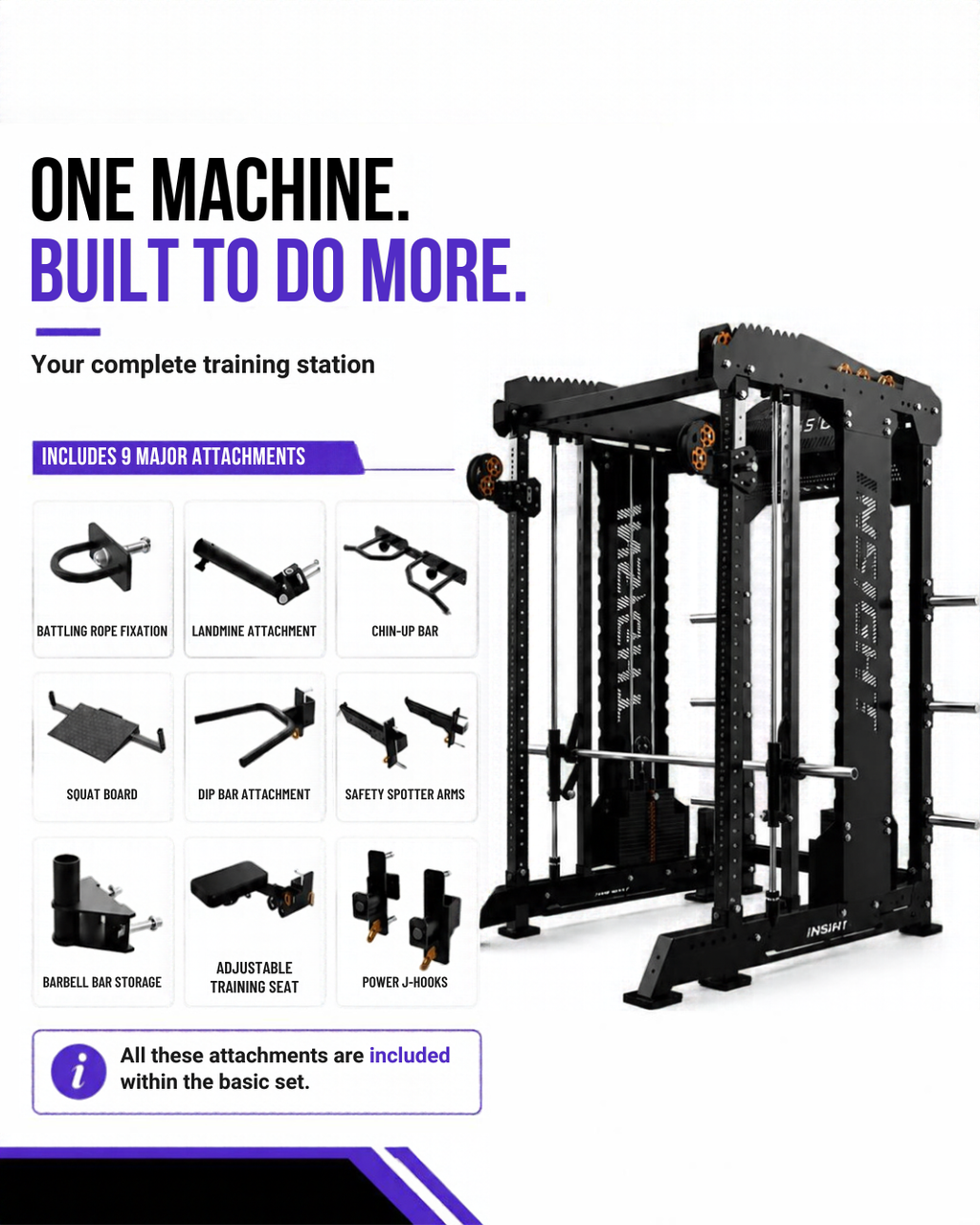 Insight Fitness Multi Function Machine - FT001
