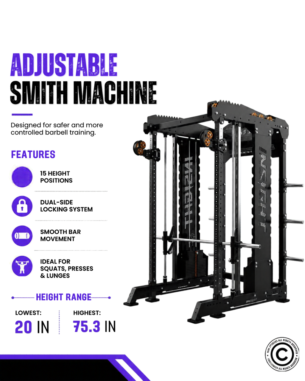Insight Fitness Multi Function Machine - FT001