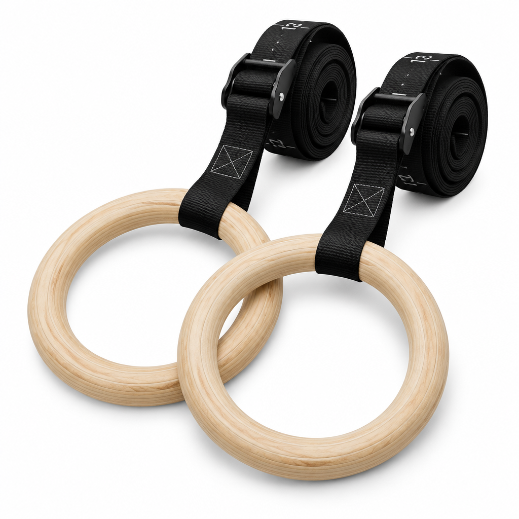 WOD21 Gymnastics Rings with adjustable straps