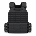 Tactical Weighted Vest - Crystal Clear White Background